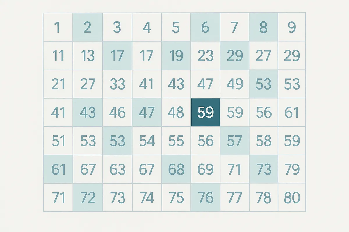 Is 59 a Prime Number? Yes. Here’s Why.