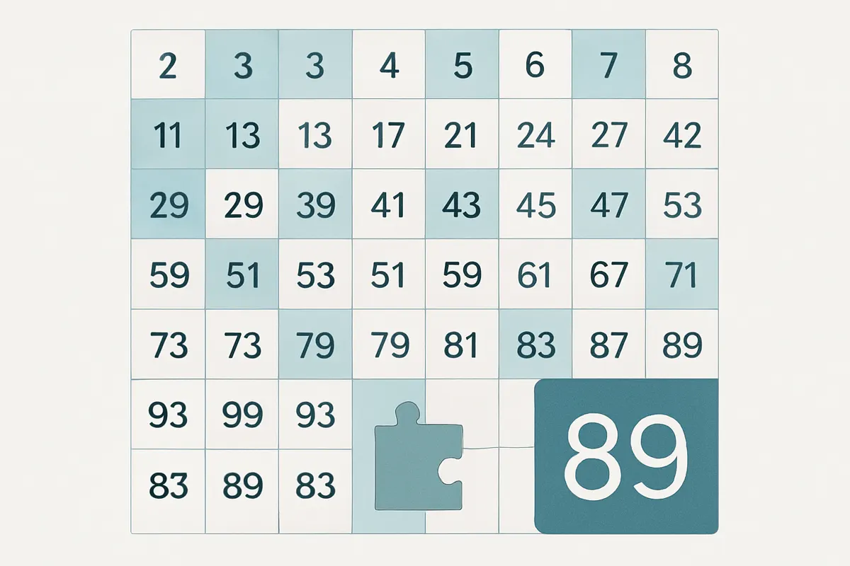 Is 89 a Prime Number? Clear Answer, Factorization, and Why